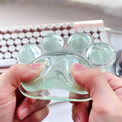 Cute Cat Paw Wrist Rest, Soft Transparent Gel Wrist Support in Saudi Arabia