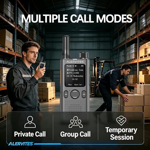 Global Rapid Walkie Talkies Unlimited Range PoC Radio, 5000+ Miles Nationwide PTT Push-to-Talk Over Long Distance 4G LTE Two-Way Radios For Camping,Family,Logistics,Truck Fleets,Cruise(SIM Card,2Pack) in Saudi Arabia