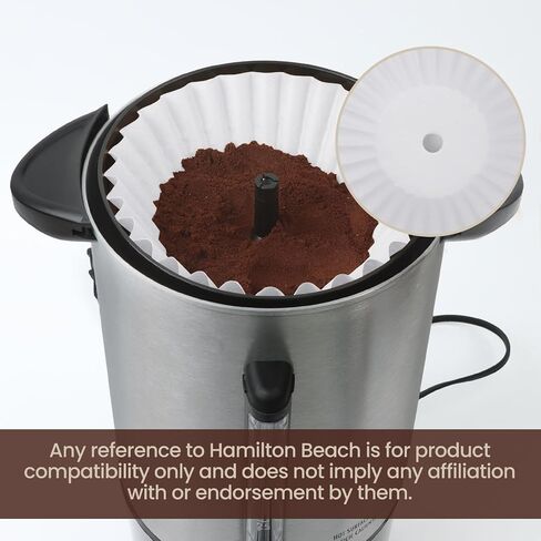 100 Pcs White Paper Coffee Filters for Hamilton Beach Coffee Maker 45 Cup in Saudi Arabia