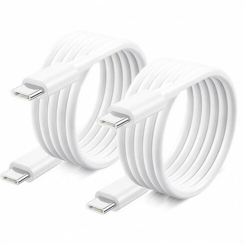 Exeric USB C to USB C Cable 6FT 2Pack, 60W Type C Fast Charger Cord in Kuwait