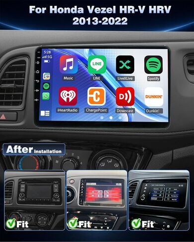 4+64G Upgrade Car Stereo Radio for Honda Vezel HR-V HRV 2013-2022 in Kuwait