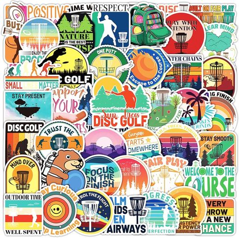 200PCS Disc Golf Stickers, Outdoor Sports Decals in Saudi Arabia