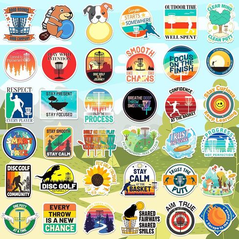 200PCS Disc Golf Stickers, Outdoor Sports Decals in Saudi Arabia