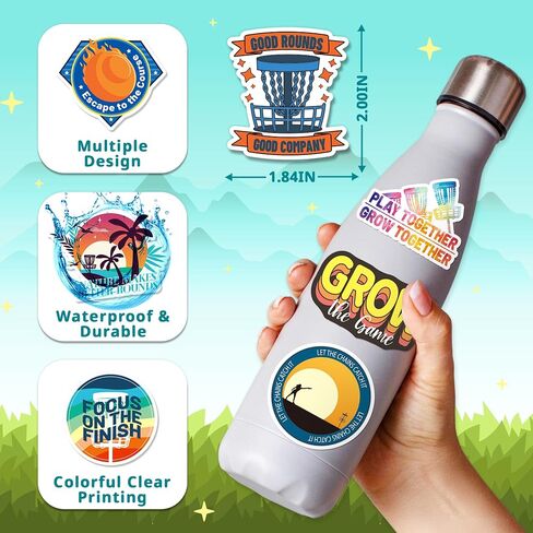 200PCS Disc Golf Stickers, Outdoor Sports Decals in Saudi Arabia
