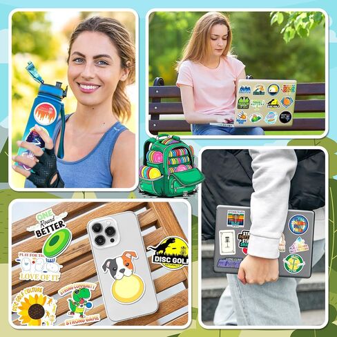 200PCS Disc Golf Stickers, Outdoor Sports Decals in Saudi Arabia