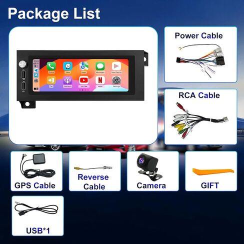 5G WiFi Car Radio for Dodge Ram 1500/2500/3500 1994-2001, Jeep Wrangler 1997-2002, Grand Cherokee 1993-1998, Chrysler Town & Country 1990-2000, 6.86'' Touchscreen Stereo CarPlay Android Auto GPS BT FM in Saudi Arabia