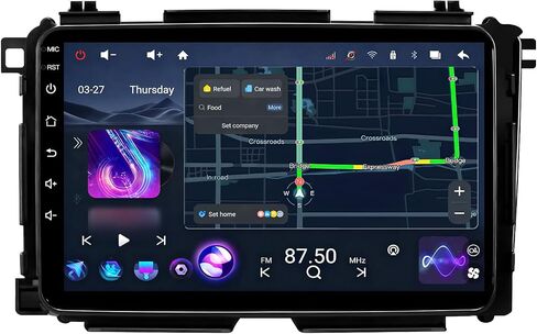 12Core 8GB RAM 128GB ROM Car Radio for Honda Vezel HR-V HRV 2016-2021 9 Inch Radio Android 13 Wireless CarPlay Android Auto GPS Navigation IPS Touchscreen Bluetooth FM AM RDS DSP in Saudi Arabia