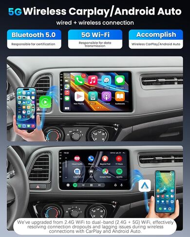 12Core 8GB RAM 128GB ROM Car Radio for Honda Vezel HR-V HRV 2016-2021 9 Inch Radio Android 13 Wireless CarPlay Android Auto GPS Navigation IPS Touchscreen Bluetooth FM AM RDS DSP in Saudi Arabia
