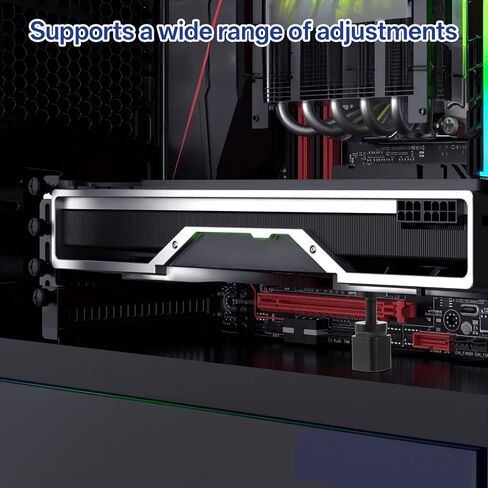 Graphics Card GPU Mini Brace Support, Small Video Card Sag Holder Bracket Universal Graphics Cards Holder Black GPU Stand in Kuwait