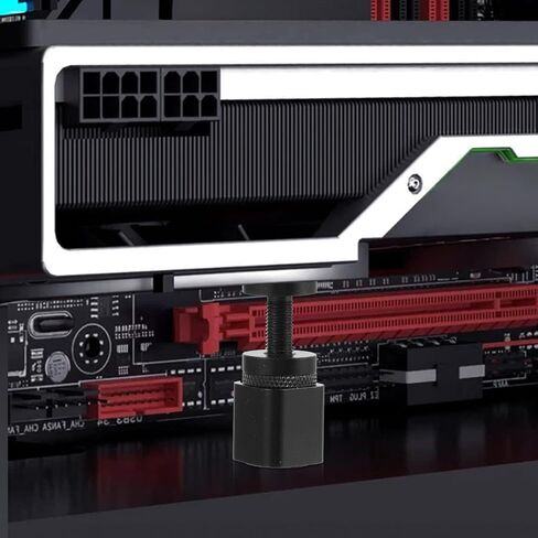 Graphics Card GPU Mini Brace Support, Small Video Card Sag Holder Bracket Universal Graphics Cards Holder Black GPU Stand in Kuwait