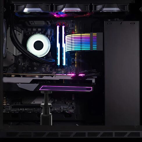Graphics Card GPU Mini Brace Support, Small Video Card Sag Holder Bracket Universal Graphics Cards Holder Black GPU Stand in Kuwait