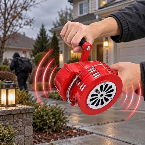 110 DB Hand Crank Siren, Manual Operated Air Raid Siren in Saudi Arabia
