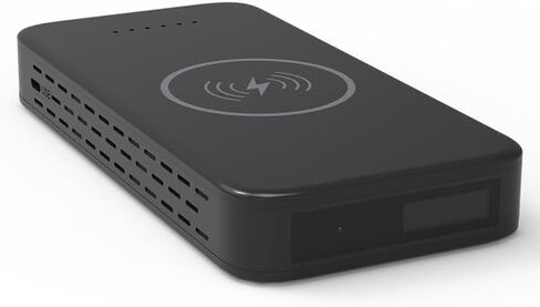 Charge 3K Power Bank Security Camera - 3K UltraHD Home Security Camera, 10000mAh Qi Wireless Charger, PIR Motion Detection, No-Glow Night Vision, MicroSD Recording, No WiFi Required in Kuwait