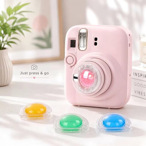 4-Piece Close-Up Lens Filter Set for Fujifilm Instax Mini 13, Color Effects in Kuwait