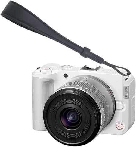 Leather Camera Wrist Strap, Anti-Slip Hand Strap for Mirrorless DSLR, Black in Kuwait