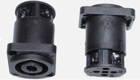 LASE (2) Two Neutrik NL4MP-ST Female SpeakON 4 Pole Panel Mount w/Screw Terminals in Saudi Arabia