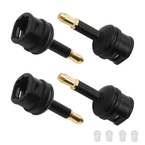 3.5mm Mini Toslink Adapter Digital Fiber Optic Audio Connector in Saudi Arabia