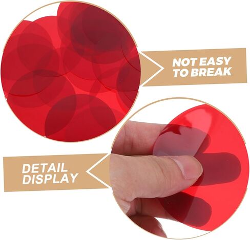 Xmas 30pcs Red PET Spotlight Color Filters for Tubes Strobe in Saudi Arabia