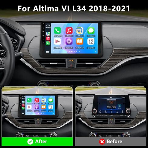 Car Stereo Radio for Nissan Altima VI L34 2018-2021 w/Carplay Android Auto in Saudi Arabia