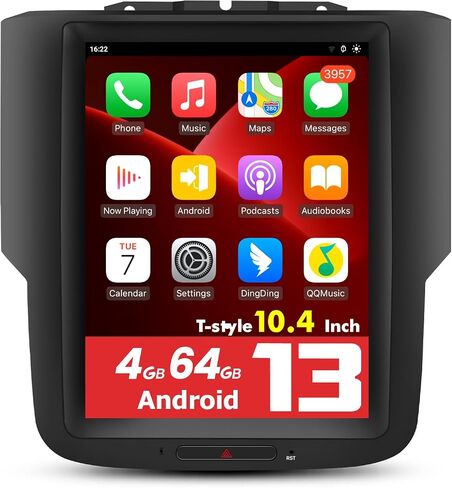 10.4 inch T-Style Car Radio for Dodge Ram (2013-2018) 1500 2500 3500 in Saudi Arabia
