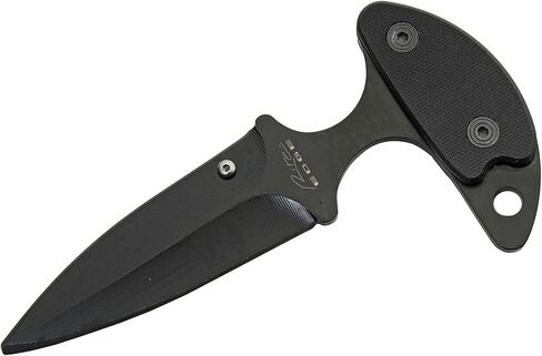 Rite Edge SZCO Full Tang Hunting Knife 6 inch - Fixed Blade Neck Style Outdoor Knife with G-10 Handle, Stainless Steel Blade & Sheath for Hunting, Camping & Outdoor uses for Men in Saudi Arabia