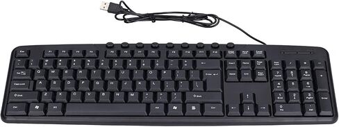 Wired Keyboard Mouse Combo, USB Desktop Computer Keyboard and Mouse Set, Ergonomic Design with Non - Slip Base for Home Office Use in Kuwait
