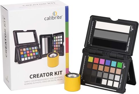 مجموعة Calibrite Creator Kit مع شاشة عرض 123 مقياس ألوان وColorChecker Passport Video 2، ومعايرة الشاشة ونظام التحكم في الألوان للتصوير الفوتوغرافي وسير عمل صناعة الأفلام (CC123-PPV2) in Kuwait