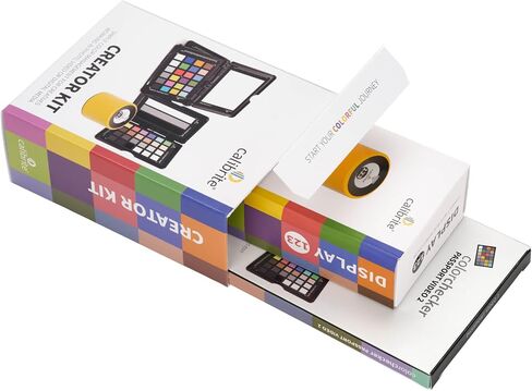 مجموعة Calibrite Creator Kit مع شاشة عرض 123 مقياس ألوان وColorChecker Passport Video 2، ومعايرة الشاشة ونظام التحكم في الألوان للتصوير الفوتوغرافي وسير عمل صناعة الأفلام (CC123-PPV2) in Kuwait