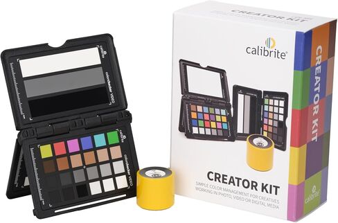 مجموعة Calibrite Creator Kit مع شاشة عرض 123 مقياس ألوان وColorChecker Passport Video 2، ومعايرة الشاشة ونظام التحكم في الألوان للتصوير الفوتوغرافي وسير عمل صناعة الأفلام (CC123-PPV2) in Kuwait