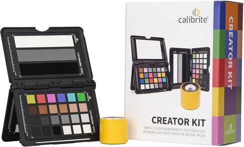 مجموعة Calibrite Creator Kit مع شاشة عرض 123 مقياس ألوان وColorChecker Passport Video 2، ومعايرة الشاشة ونظام التحكم في الألوان للتصوير الفوتوغرافي وسير عمل صناعة الأفلام (CC123-PPV2) in Kuwait