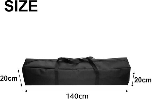 Nylon Tripod Stand Bag 140cm Carrying Storage Case for Mic Photography Light Stand Umbrella Fishing Rod Compact Foldable Handbag for Outdoor Gear in Saudi Arabia