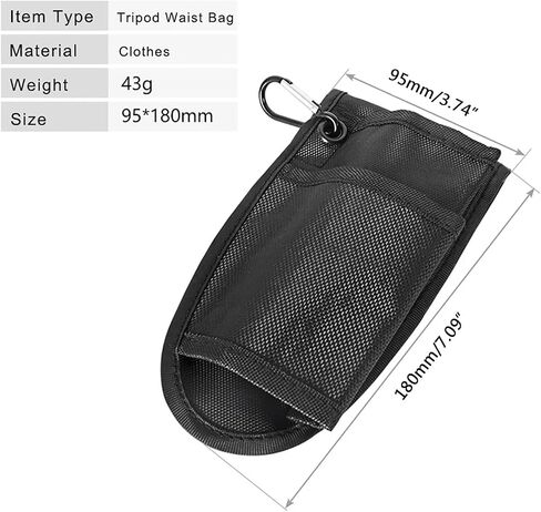 Tripod Monopod Bag Professional DSLR for Photographers, Black in Kuwait