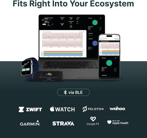 Frontier X2 Smart Heart Rate Monitor Chest Strap, Wearable Heart Health Monitor with Strain, Breathing Rate, Real Time Vibration Alerts and 20+ Fitness Activities with Continuous Heart Monitoring in Saudi Arabia