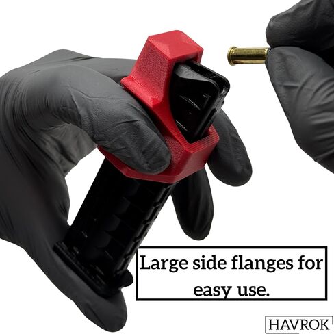 HAVROK Magazine Loader for Kel-Tec P17 .22 LR — Easy Pain-Free Loading — Heat Resistant Fiber-Reinforced Construction — Large Ergonomic Flanges for Thumb Relief in Saudi Arabia