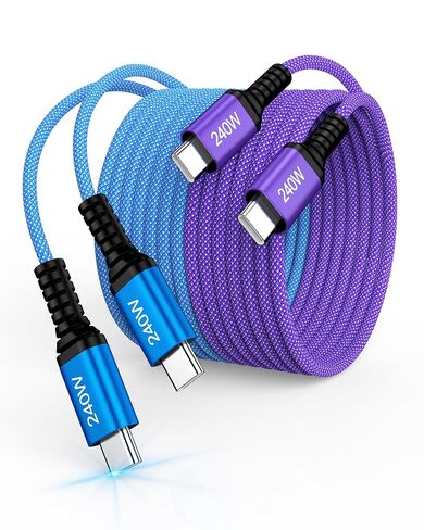Samsung Charging Cord 240W Superfast USB C to USB C Charger Cable 2Pack 6FT in Kuwait