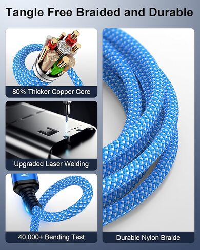 Samsung Charging Cord 240W Superfast USB C to USB C Charger Cable 2Pack 6FT in Kuwait