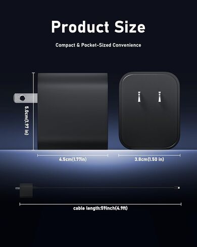 60W USB-C Charger for Steam Deck/Steam Deck OLED, Switch 2/OLED/Lite(6.6FT) in Saudi Arabia