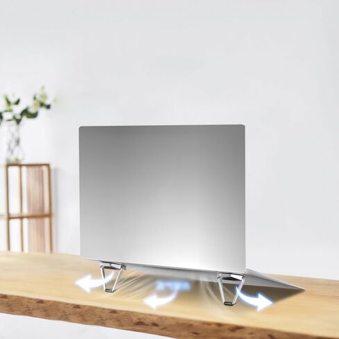 JSEIAJB Alloy Shield Laptop Pad Bottom Heat Dissipation Support Frame Folding Portable Stand in Saudi Arabia