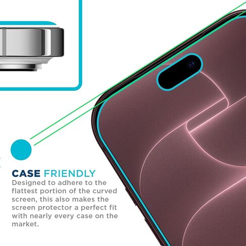 واقي شاشة زجاجي للخصوصية من Tech Armor لهاتف iPhone 18 Pro Max، عبوة واحدة in Saudi Arabia