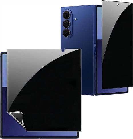 Privacy Inner Screen Protector For Samsung Galaxy Z Fold 8 Ultra + Anti-Spy Front Tempered Glass in Saudi Arabia