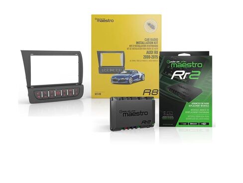 KIT-R8 Installation Dash kit and T-Harness Solution + ADS-MRR2 Interface Module Compatible with Audi R8 in Saudi Arabia