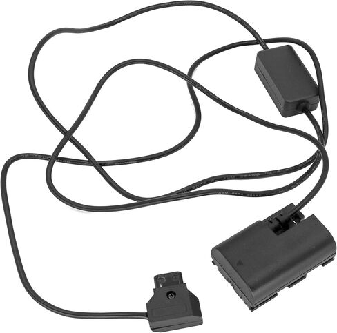 GYROVU Extra Long (60") High Power (4.5 Amps) D-Tap to Dummy Battery 30" Adapter Cable with Reverse Polarity Protection Replacement for Canon LP-E6 Battery in Saudi Arabia
