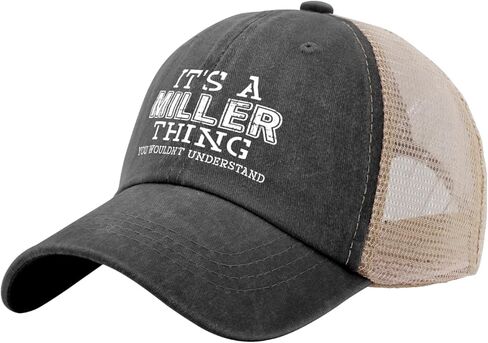 It's a Miller Thing You Wouldnt Understand Hat Trucker Hat Women Vintage Mesh Hat for Summer in Saudi Arabia