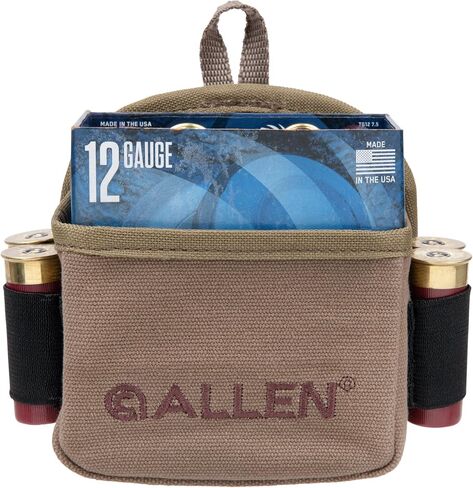 حقيبة قذيفة بندقية من شركة Allen - ملحقات الرماية من الطين والفخاخ والسكيت - معدات الصيد ومجموعة الأسلحة - تصميم قماش ناعم - أسمر ضارب للصفرة in Kuwait