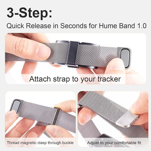 2 Pack Milanese Band Compatible with Hume Band Replacement Strap in Kuwait