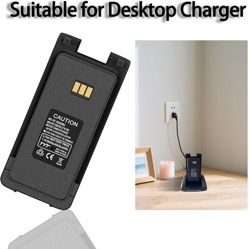 TYT MD-390 بطارية أصلية لراديو اتجاهين USB-C Type-C 7.2 فولت 3600 مللي أمبير في الساعة تكبير البطارية متوافقة مع TYT MD-UV390 MD-UV390 GPS DMR MD-390 MD-UV390 Plus RT81 أجهزة اتصال لاسلكية in Kuwait