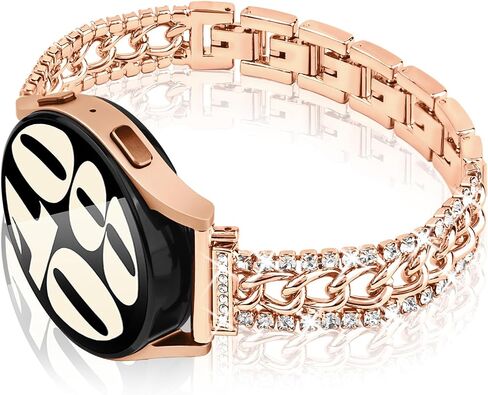 20MM Bling Band Compatible With Samsung Galaxy Watch 9/8/7/6/5/4 in Saudi Arabia