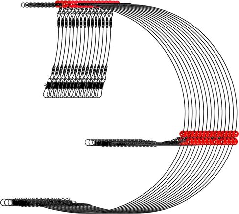 Fishing Leader Rig 1/2 Arm Design, Stainless Steel Wire for Bottom Fishing in Saudi Arabia