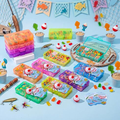 24 Set Fishing Party Favors Tackle Boxes with Thank You Cards in Saudi Arabia