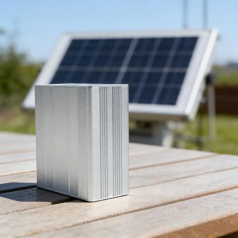 Aluminum PCB Enclosure Instrument Box with Sliding Cover, Extruded Metal Housing for Electronic Projects, PCB Slot Design, 100 x 100 x 50 mm in Saudi Arabia